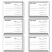 Habit Tracker Planner Sticker (Voorkant)