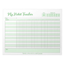 Habit Tracker Volledig  Blocnote