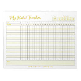 Habit Tracker Volledig  Blocnote