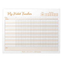 Habit Tracker Volledig  Blocnote