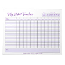 Habit Tracker Volledig  Blocnote
