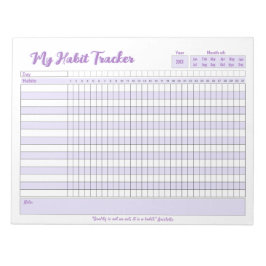 Habit Tracker Volledig  Blocnote