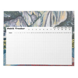 Habit Tracker Yosemite National Park Notitieblok