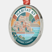 Habitat 67 Canada Metalen Ornament (Links)