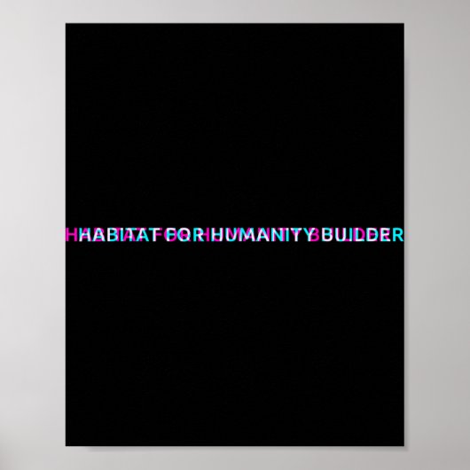 Habitat For Humanity Builder First Great Good Luck Poster (Voorkant)