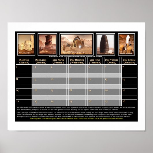 Habitat van Mar Poster (Voorkant)