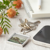 Habitats van de Papu-stam, Rawak, bord 22 voor Sleutelhanger (Zijkant)