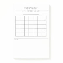  Habitattracker Post it Notes