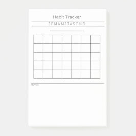  Habitattracker Post it Notes