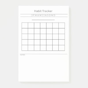 Habitattracker Post it Notes