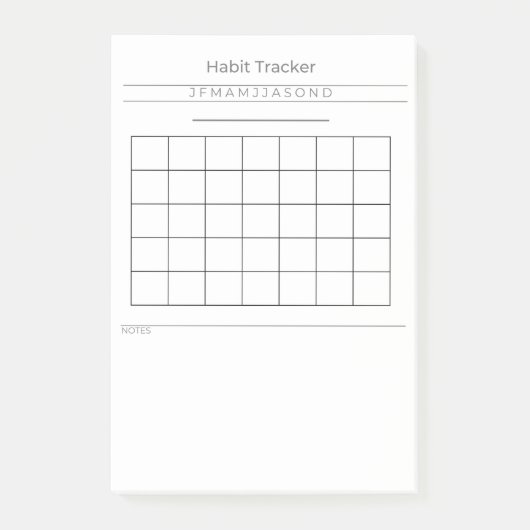  Habitattracker Post it Notes (Voorkant)