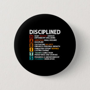 Habits Definitie Motivatie Quote Affirmaties Ronde Button 5,7 Cm