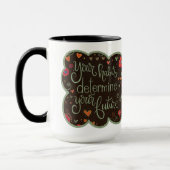 Habits Future Quote Inspirivity Coffee Mok (Links)