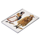 Habits van Quakers, 1675 (gekleurde graving) Notitieboek (Linkerzijde)