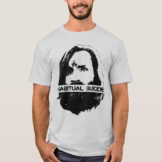 Habitual Suicide Anarchy T-shirt (Voorkant)