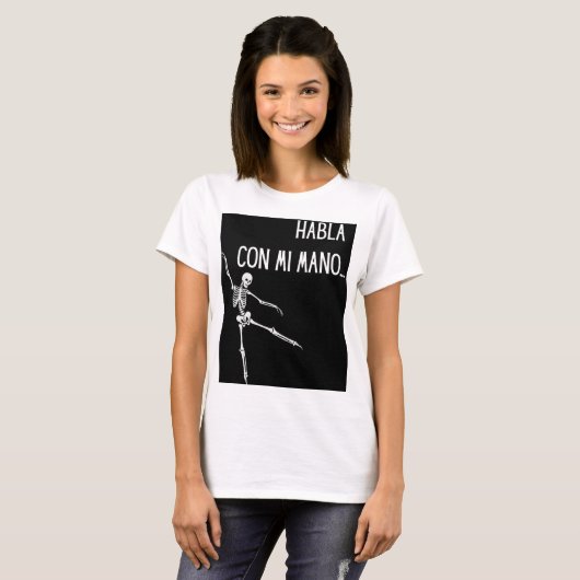 HABLA CON MI MANO T-SHIRT (Voorkant volledig)