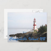 Habor Lightstation Campobello Island New Bronswick Briefkaart (Voorkant / Achterkant)