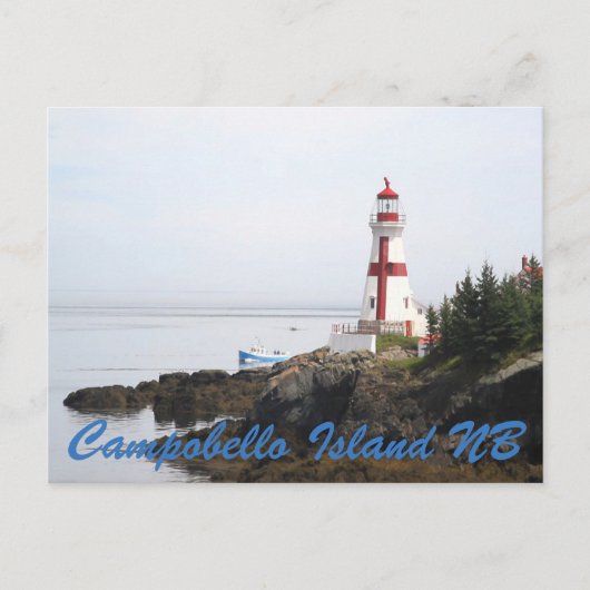 Habor Lightstation Campobello Island New Bronswick Briefkaart (Voorkant)