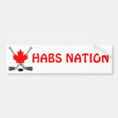 HABS NATION BUMPERSTICKER (Voorkant)