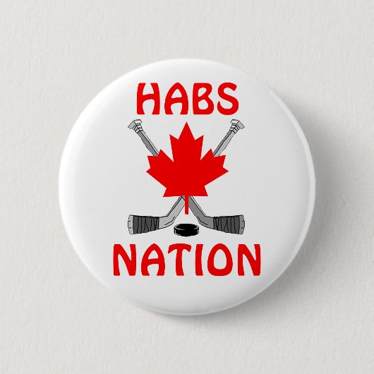 HABS NATION RONDE BUTTON 5,7 CM (Voorkant)