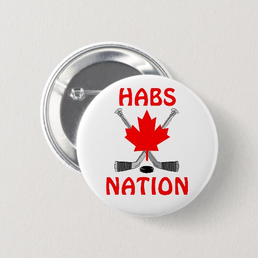 HABS NATION RONDE BUTTON 5,7 CM (Voorkant /achterkant)