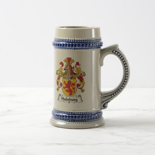 Habsburg Family Crest Bierpul (Rechts)