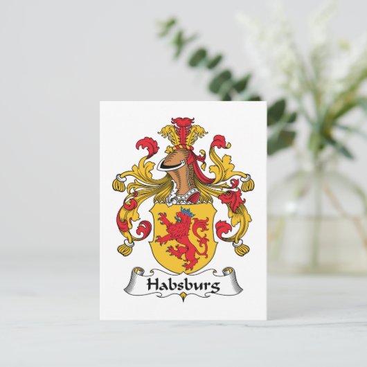 Habsburg Family Crest Briefkaart (Staand voorkant)