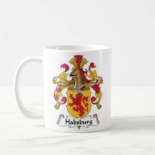 Habsburg Family Crest Koffiemok (Links)