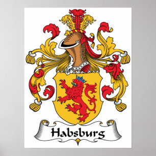 Habsburg Family Crest Poster