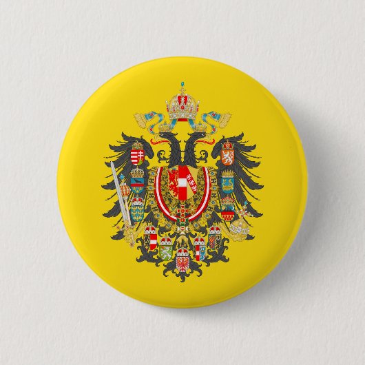 Habsburg Imperial Coat of Arms Button (Voorkant)