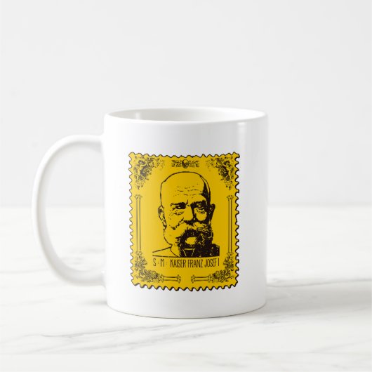 Habsburg Kaiser Franz Joseph Österreich Vintage Koffiemok (Links)