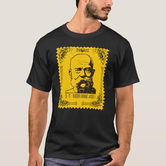 Habsburg Kaiser Franz Joseph Österreich Vintage T-shirt (Voorkant)