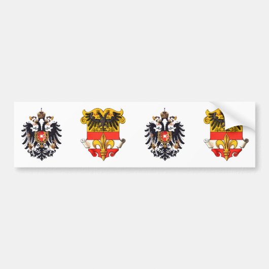 Habsburg Triest Bumpersticker (Voorkant)