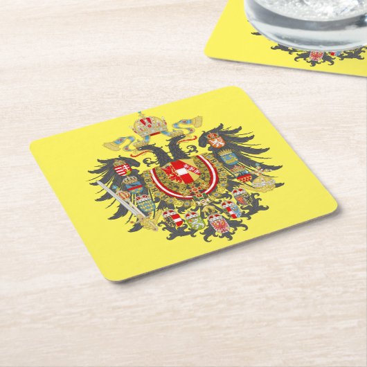 Habsburg Wapenstilte Onderzetter (Schuin)