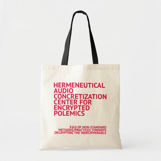 Haccep Zak Tote Bag (Voorkant)