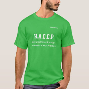HACCP-T-shirt met groen snijvlak T-shirt