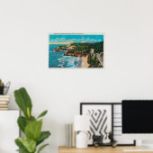 Hacenta Head Lighthouse en Cape PerpetuaCoast Poster (Thuiskantoor)