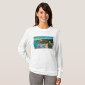 Hacenta Head Lighthouse en Cape PerpetuaCoast T-shirt (Voorkant volledig)