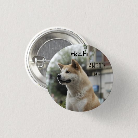 Hachi Ronde Button 3,2 Cm (Voorkant /achterkant)