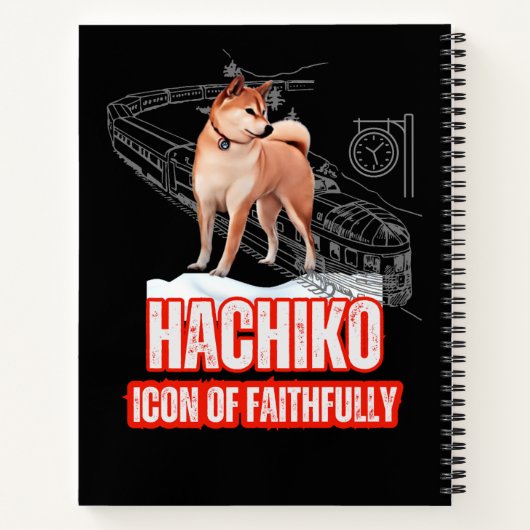 HACHIKO NOTITIEBOEK (Achterkant)