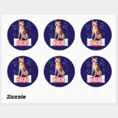 HACHIKO RONDE STICKER (Vel)