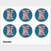 HACHIKO RONDE STICKER (Vel)