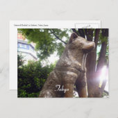 hachiko shibuya briefkaart (Voorkant / Achterkant)