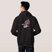 Hachikuji Hoodie Donker (Achterkant volledig)