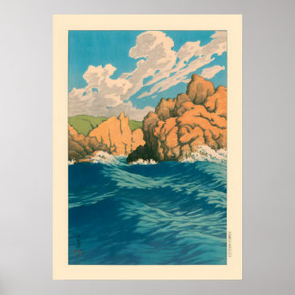 Hachinohe Zelfde door Kawase Hasui Poster