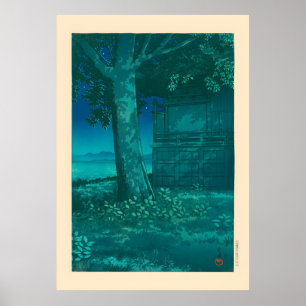 Hachirogata Lagoon Akita door Kawase Hasui Poster