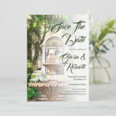 Hacienda en Duiven Mexicaanse Bruiloft Save The Da Kaart (Staand voorkant)