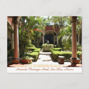 Hacienda Flamingos San Blas Mexico-Briefkaart Briefkaart