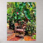 Hacienda Garden-voorzitter Poster (Voorkant)