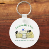 Hacienda Hay & Feed Laid back Horse Sleutelhanger (Voorkant)
